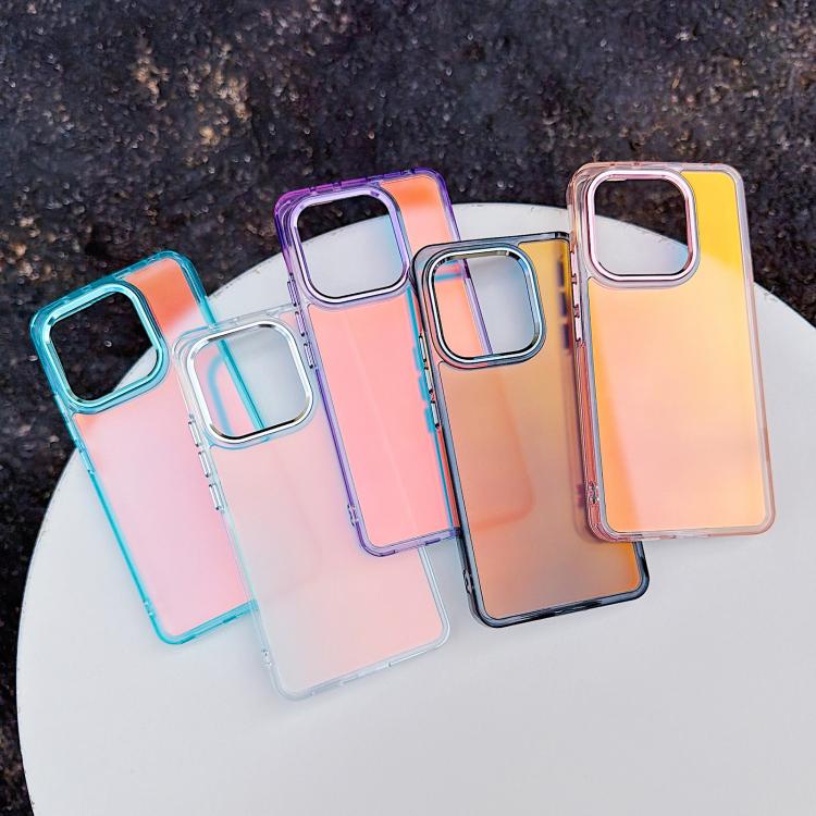 For Redmi Note 14 4G 163.25mm Plating Gradient Discolor Phone Case