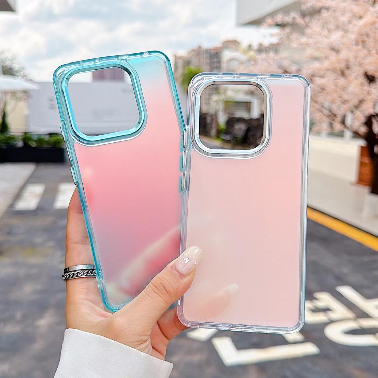 For Redmi Note 14 4G 163.25mm Plating Gradient Discolor Phone Case