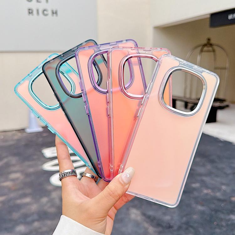 For Redmi Note 14 Pro 4G / 5G Plating Gradient Discolor Phone Case