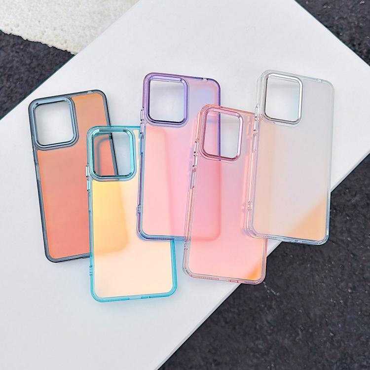 For Redmi 13C 4G / 5G Plating Gradient Discolor Phone Case