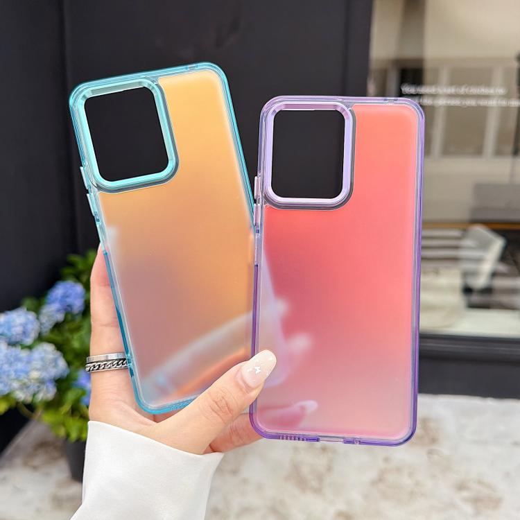 For Redmi 13C 4G / 5G Plating Gradient Discolor Phone Case