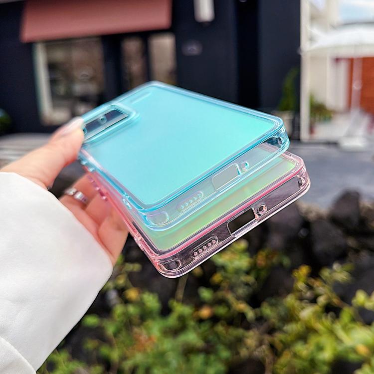 For Redmi Note 13 Pro+ 5G Plating Gradient Discolor Phone Case