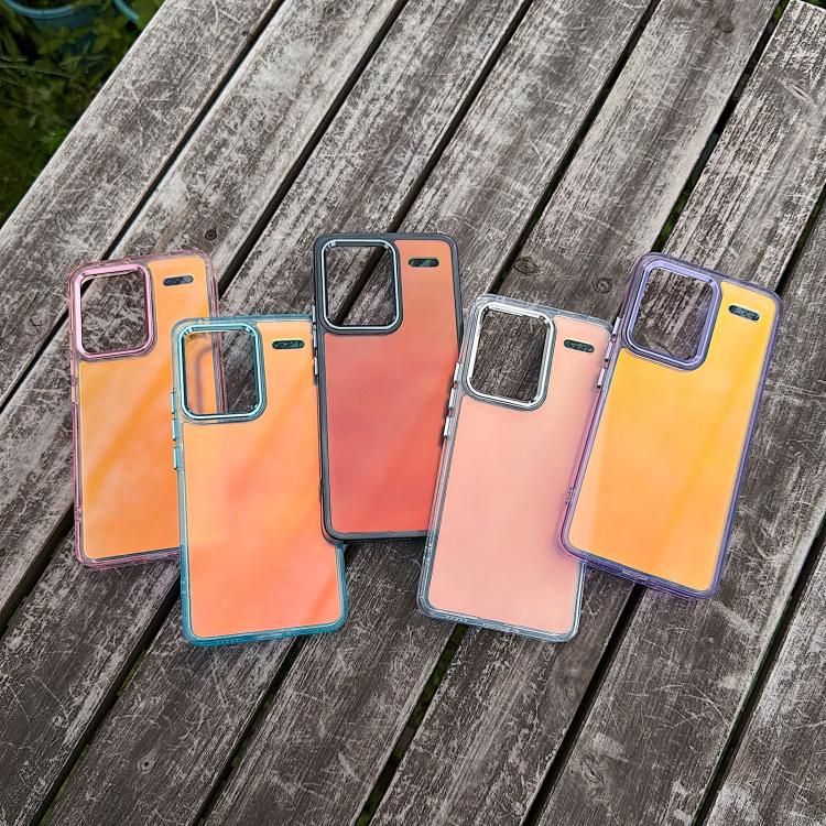 For Redmi Note 13 Pro+ 5G Plating Gradient Discolor Phone Case
