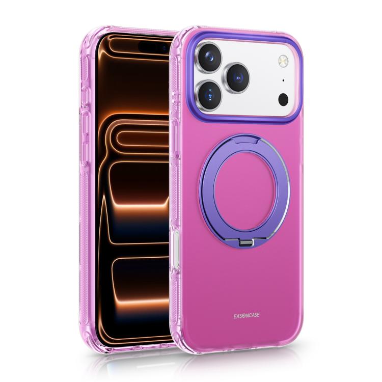 For iPhone 17 Pro Max EASONCASE IMD Dual-Sided Coating Airbag Shockproof Magnetic Holder Phone Case