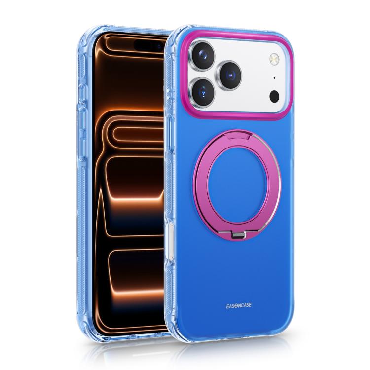 For iPhone 17 Pro Max EASONCASE IMD Dual-Sided Coating Airbag Shockproof Magnetic Holder Phone Case