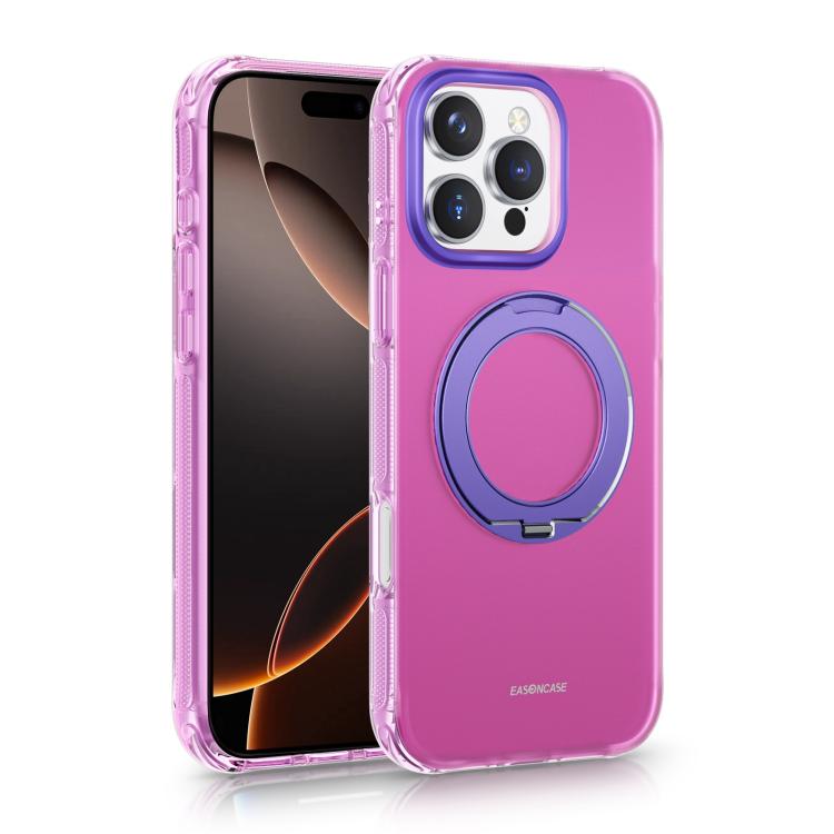 For iPhone 16 Pro EASONCASE IMD Dual-Sided Coating Airbag Shockproof Magnetic Holder Phone Case