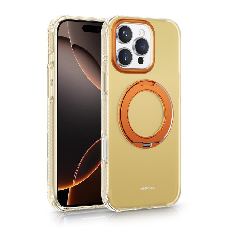 For iPhone 16 Pro EASONCASE IMD Dual-Sided Coating Airbag Shockproof Magnetic Holder Phone Case