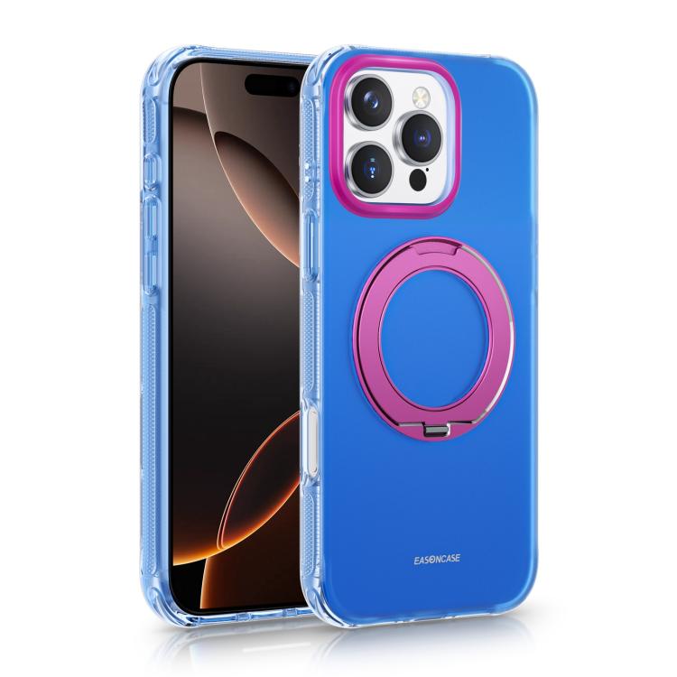 For iPhone 16 Pro EASONCASE IMD Dual-Sided Coating Airbag Shockproof Magnetic Holder Phone Case