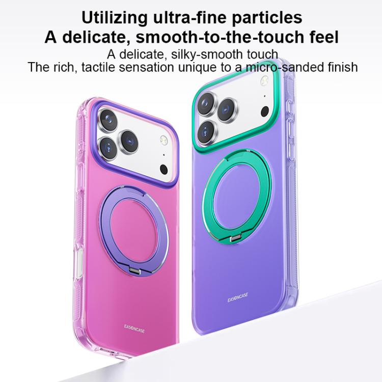For iPhone 17 EASONCASE IMD Dual-Sided Coating Airbag Shockproof Magnetic Holder Phone Case