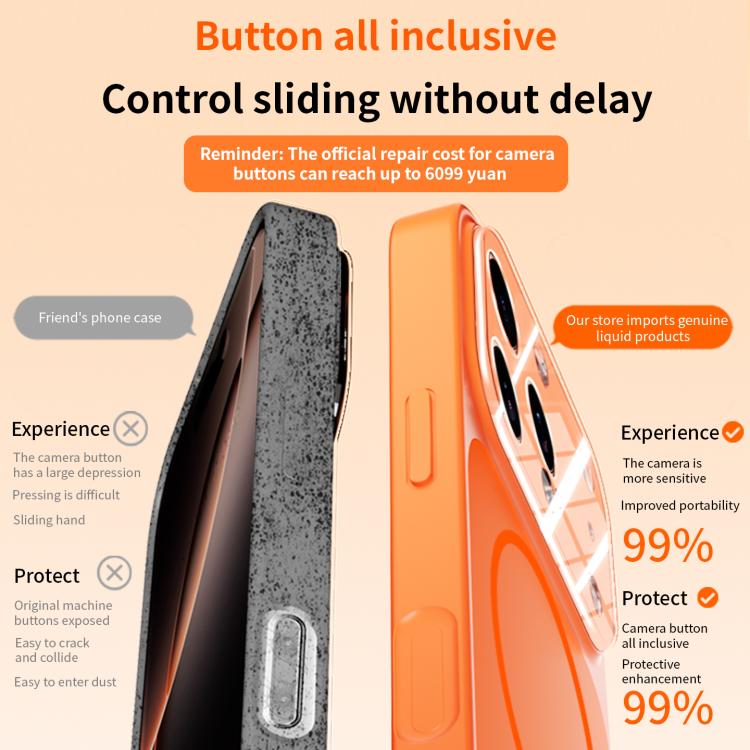 For iPhone 17 Pro Max Liquid Silicone Transform 17 Series Magnetic Phone Case