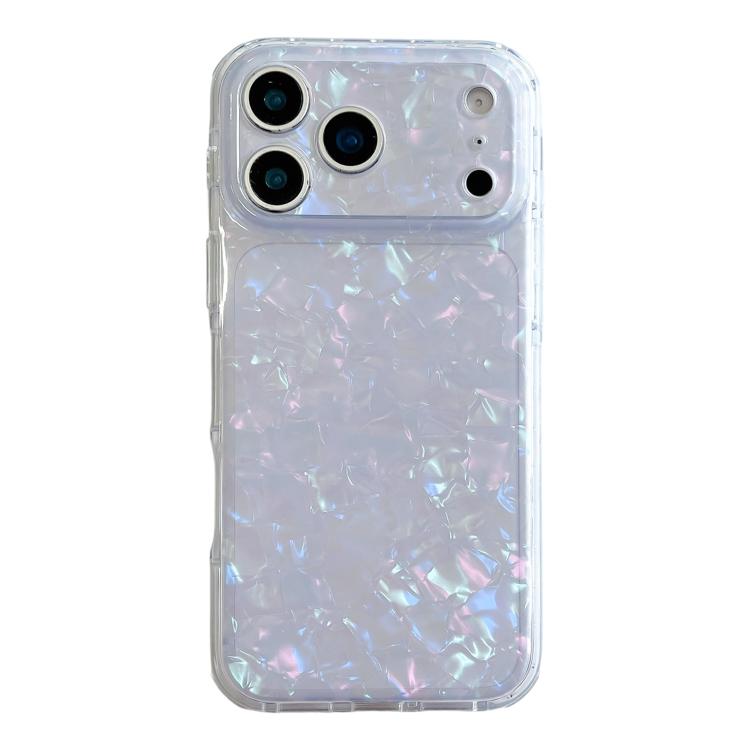 For iPhone 17 Pro Shell Texture IMD Acrylic TPU Phone Case