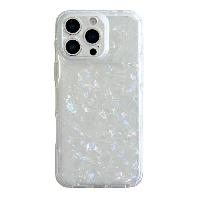 For iPhone 16 Pro Max Shell Texture IMD Acrylic TPU Phone Case