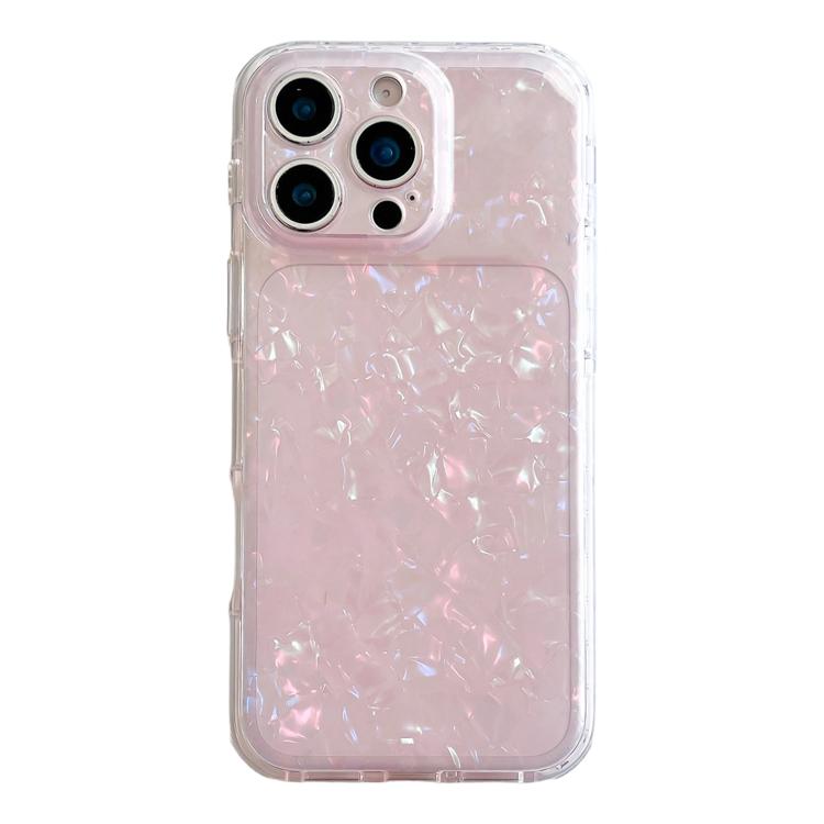 For iPhone 16 Pro Shell Texture IMD Acrylic TPU Phone Case