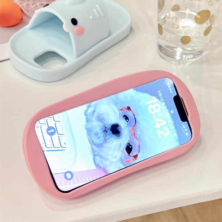 For iPhone 16 Pro Max Cartoon Slipper Design Silicone Phone Case