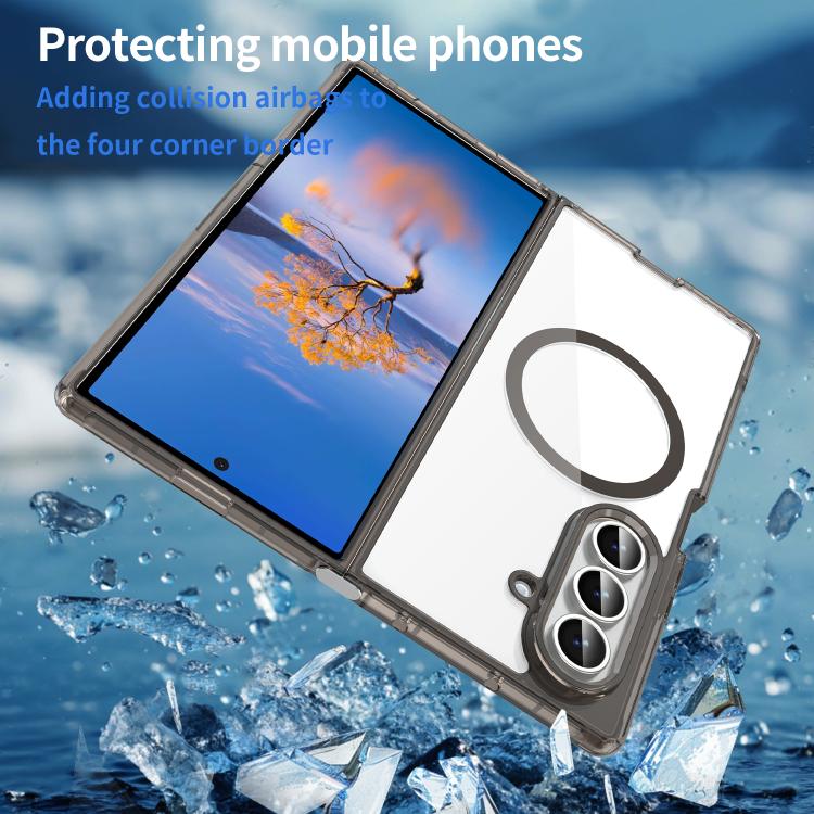 For Galaxy Z Fold7 5G PC Hybrid TPU Airbag Shockproof MagSafe Phone Case