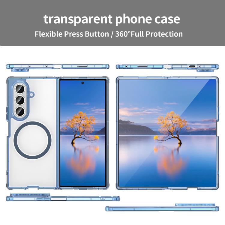 For Galaxy Z Fold7 5G PC Hybrid TPU Airbag Shockproof MagSafe Phone Case