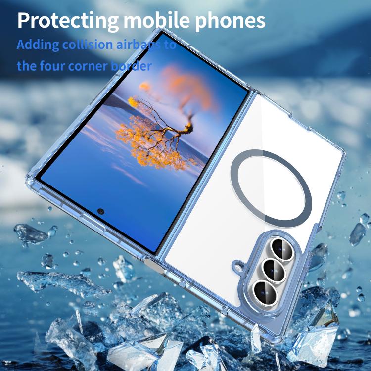 For Galaxy Z Fold7 5G PC Hybrid TPU Airbag Shockproof MagSafe Phone Case