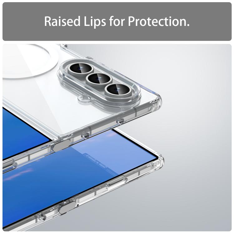 For Galaxy Z Fold7 5G PC Hybrid TPU Airbag Shockproof MagSafe Phone Case