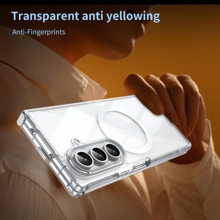 For Galaxy Z Fold7 5G PC Hybrid TPU Airbag Shockproof MagSafe Phone Case