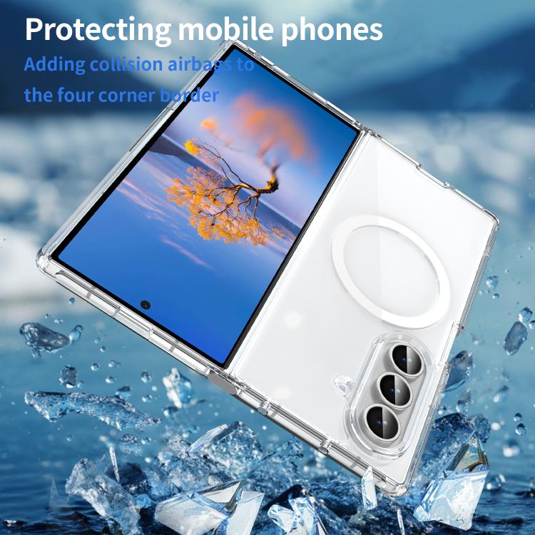 For Galaxy Z Fold7 5G PC Hybrid TPU Airbag Shockproof MagSafe Phone Case
