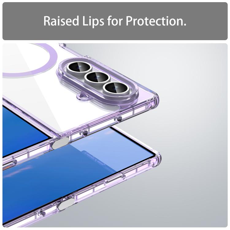 For Galaxy Z Fold7 5G PC Hybrid TPU Airbag Shockproof MagSafe Phone Case