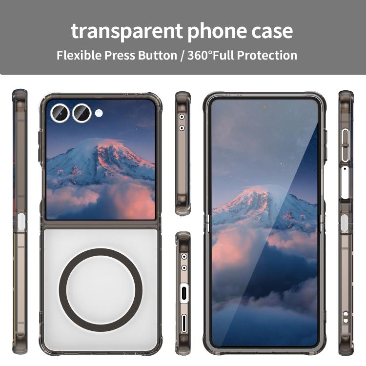 For Galaxy Z Flip7 5G PC Hybrid TPU Airbag Shockproof MagSafe Phone Case