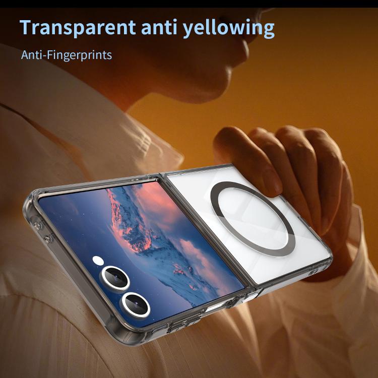 For Galaxy Z Flip7 5G PC Hybrid TPU Airbag Shockproof MagSafe Phone Case