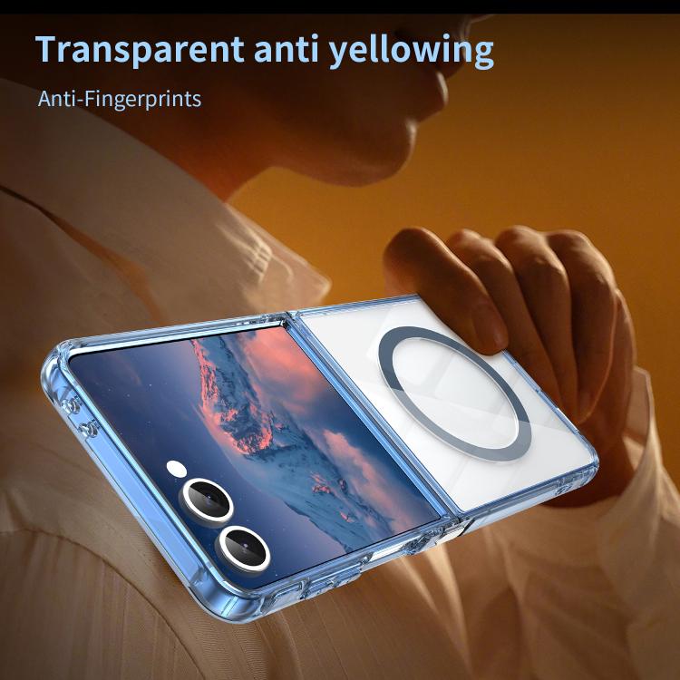 For Galaxy Z Flip7 5G PC Hybrid TPU Airbag Shockproof MagSafe Phone Case