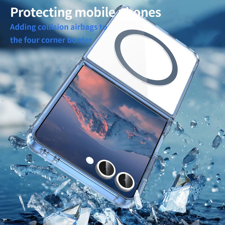 For Galaxy Z Flip7 5G PC Hybrid TPU Airbag Shockproof MagSafe Phone Case