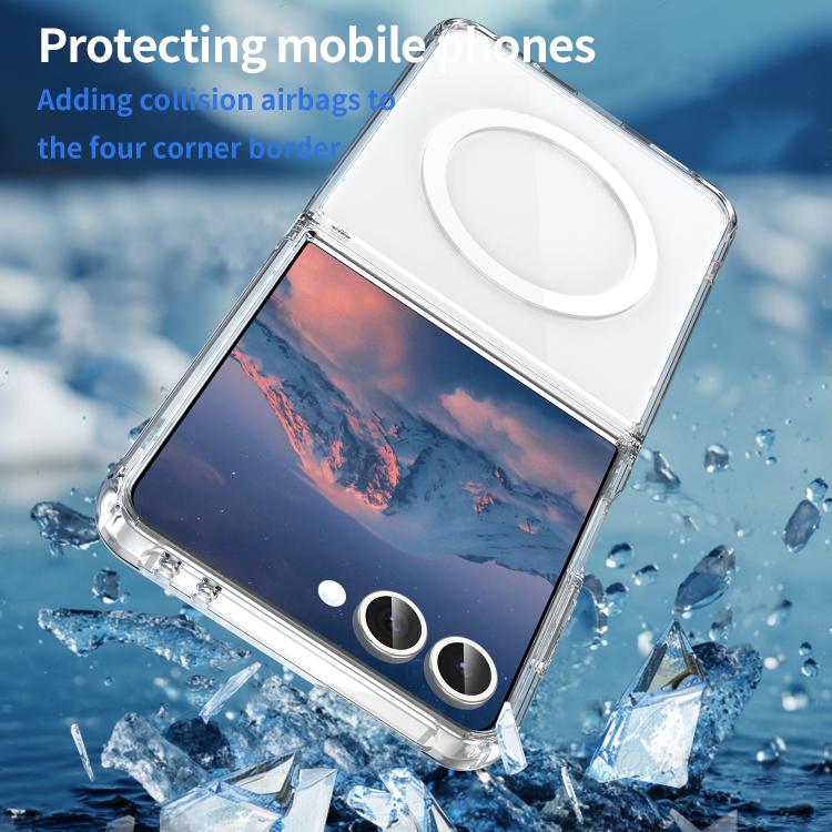 For Galaxy Z Flip7 5G PC Hybrid TPU Airbag Shockproof MagSafe Phone Case