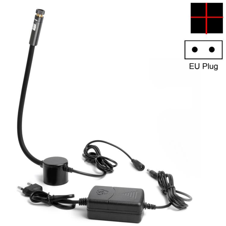 JINGMAI 100MW Cross Red Light Plug Type Hose Magnetic Adjustable Infrared Laser Positioning LED Work Light