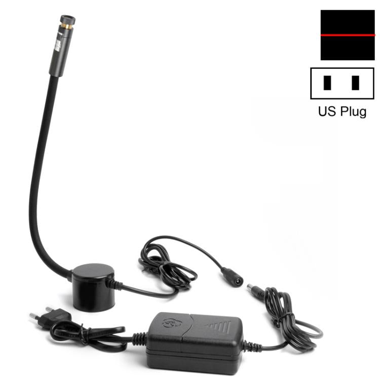 JINGMAI 100MW Line Red Light Plug Type Hose Magnetic Adjustable Infrared Laser Positioning LED Work Light