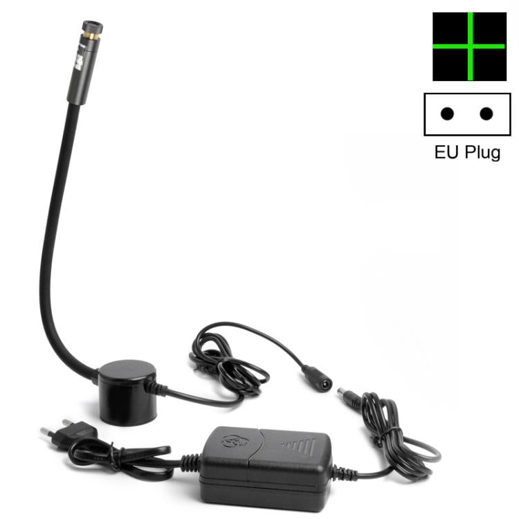 JINGMAI 100MW Cross Green Light Plug Type Hose Magnetic Adjustable Infrared Laser Positioning LED Work Light