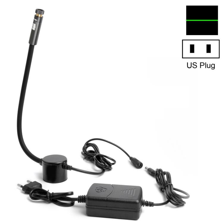 JINGMAI 100MW Line Green Light Plug Type Hose Magnetic Adjustable Infrared Laser Positioning LED Work Light