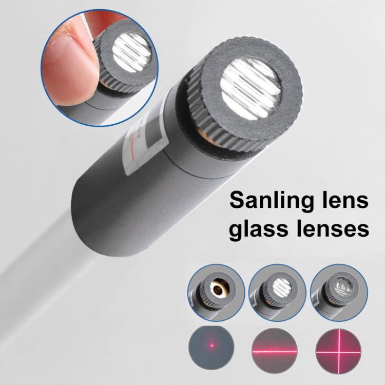 JINGMAI 100MW Line Red Light Plug Type Hose Magnetic Adjustable Infrared Laser Positioning LED Work Light