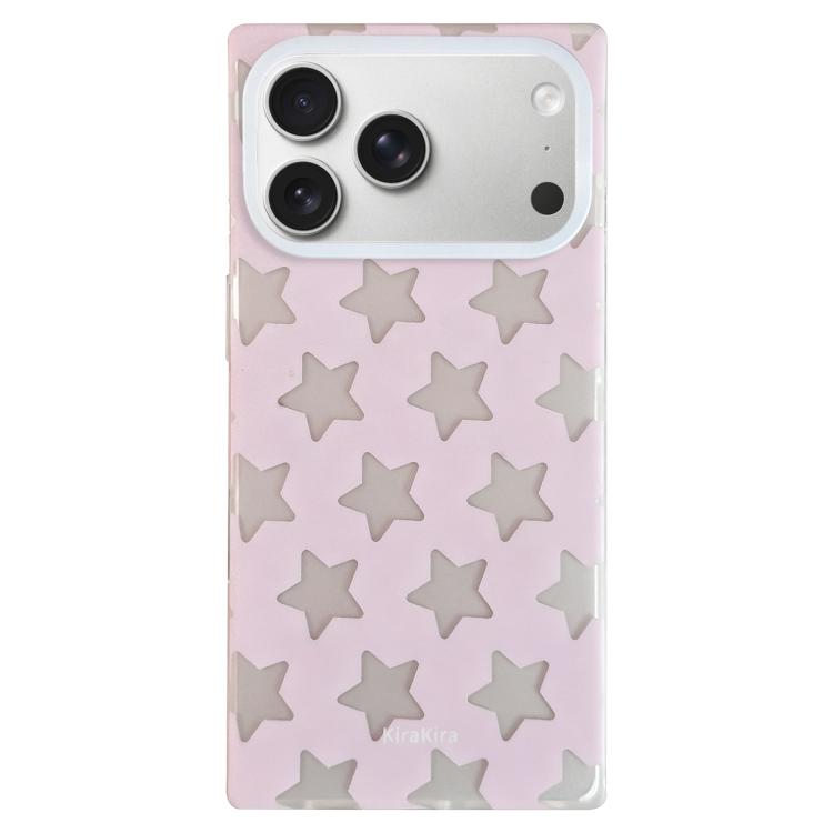 For iPhone 17 Pro Max Electroplated Frosted Solid Color Five-Pointed Star Pattern Phone Case