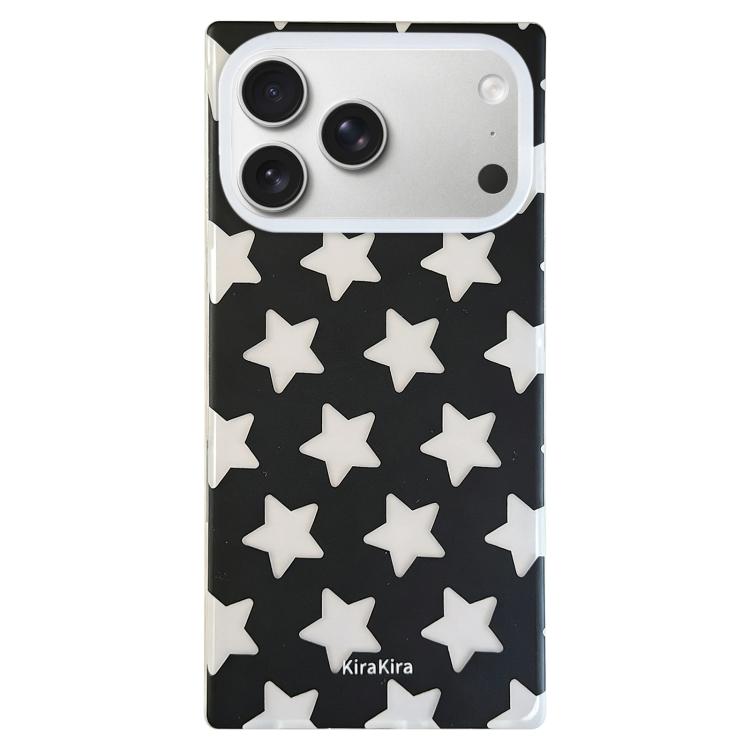 For iPhone 17 Pro Max Electroplated Frosted Solid Color Five-Pointed Star Pattern Phone Case