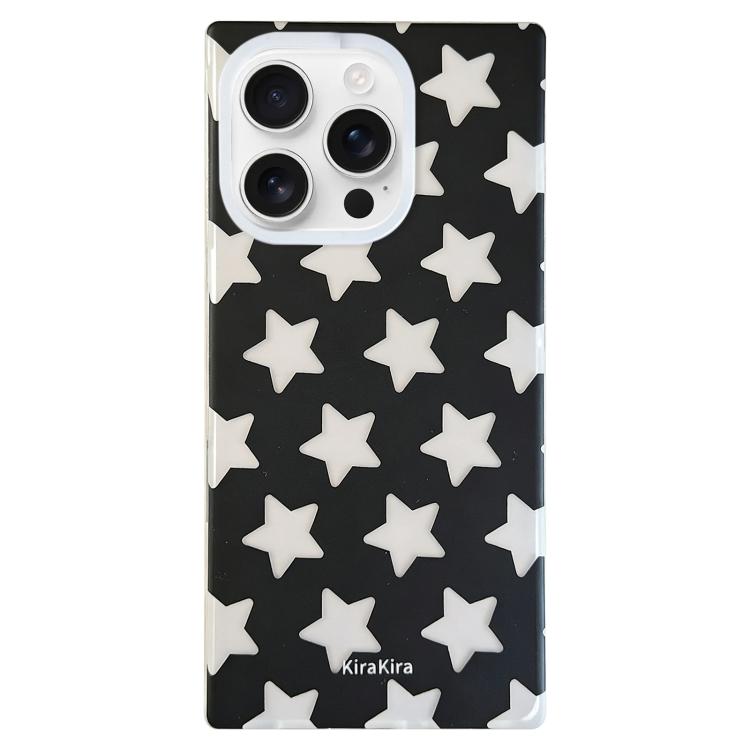 For iPhone 16 Pro Max Electroplated Frosted Solid Color Five-Pointed Star Pattern Phone Case