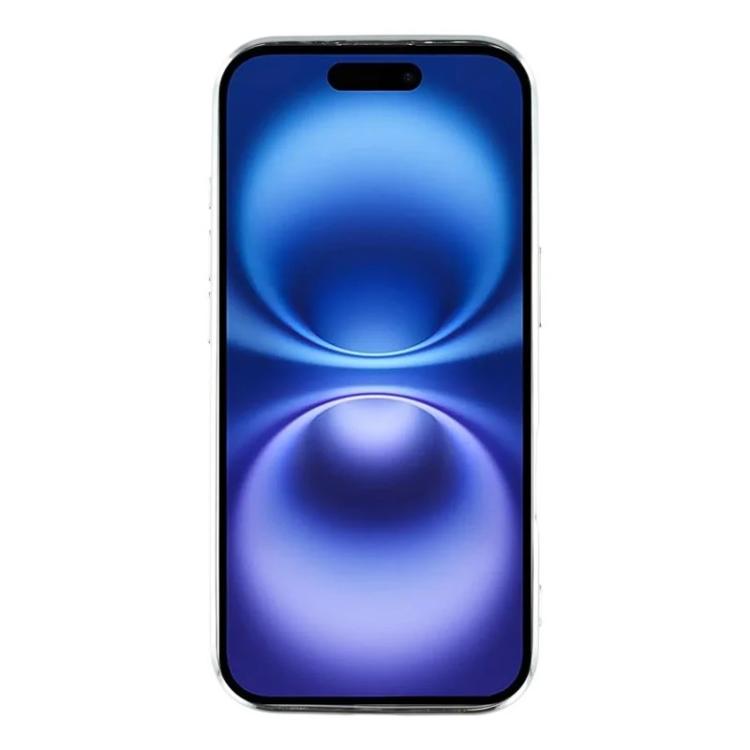 For iPhone 16 WANLONFENG CD Magnetic Electroplated TPU Phone Case with Screen Protector