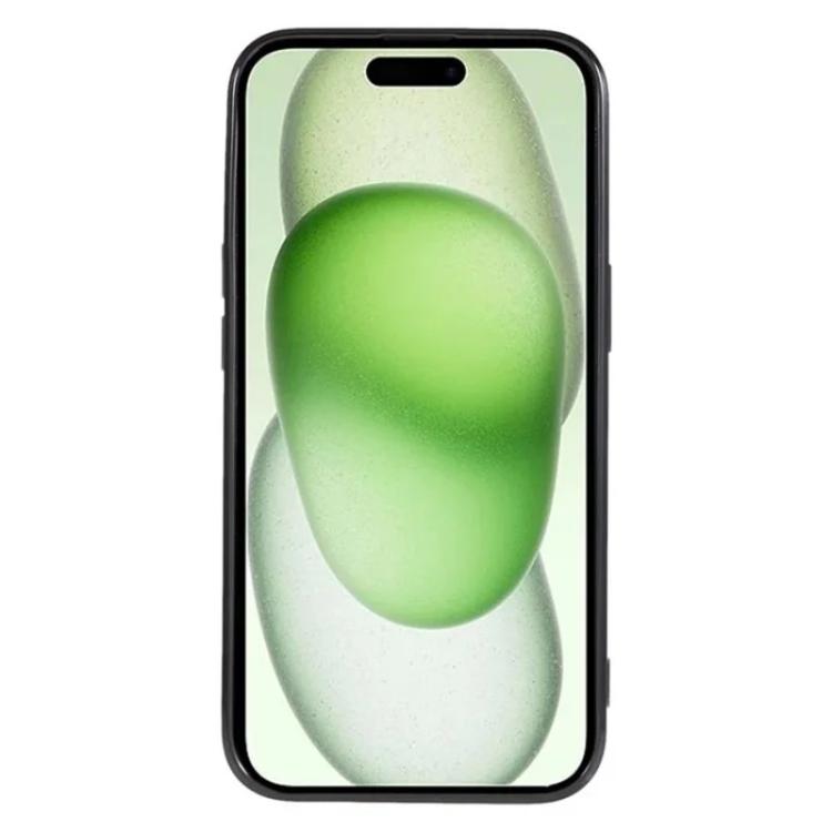 For iPhone 13 WANLONFENG CD Magnetic Electroplated TPU Phone Case with Screen Protector