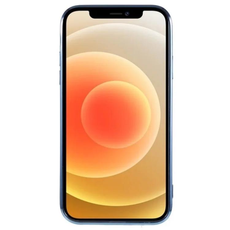 For iPhone 11 WANLONFENG CD Magnetic Electroplated TPU Phone Case with Screen Protector