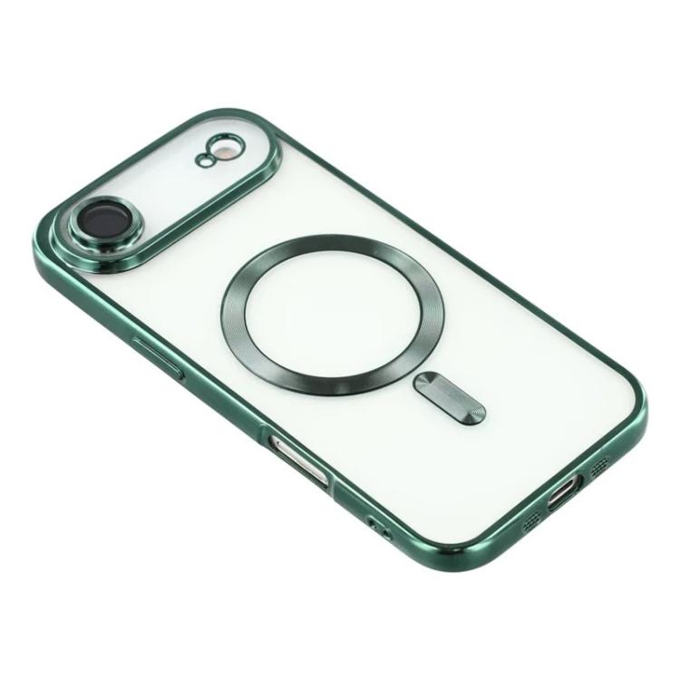 For iPhone Air WANLONFENG CD Magnetic Electroplated TPU Phone Case with 2pcs Screen Films