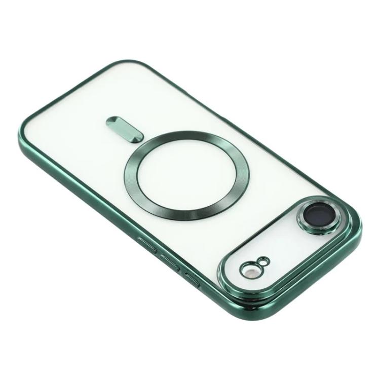 For iPhone Air WANLONFENG CD Magnetic Electroplated TPU Phone Case with 2pcs Screen Films
