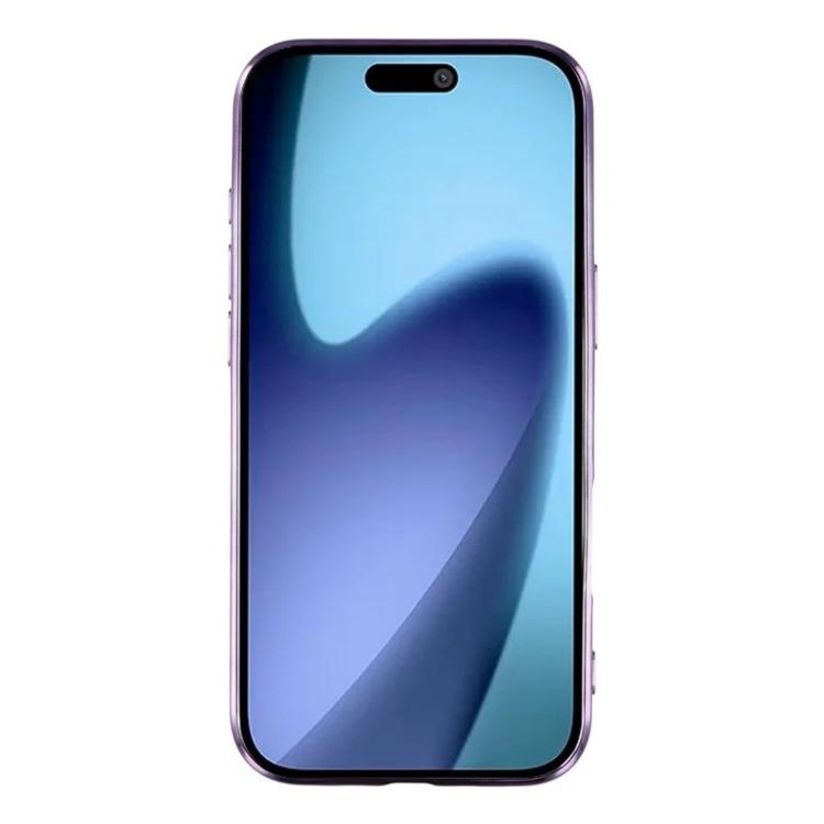 For iPhone Air WANLONFENG CD Magnetic Electroplated TPU Phone Case with 2pcs Screen Films