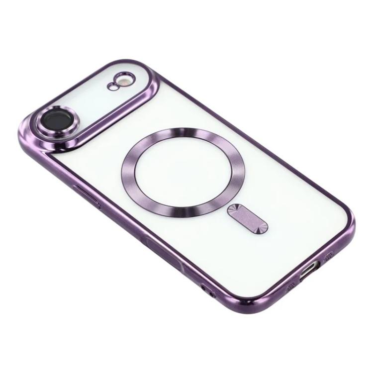 For iPhone Air WANLONFENG CD Magnetic Electroplated TPU Phone Case with 2pcs Screen Films