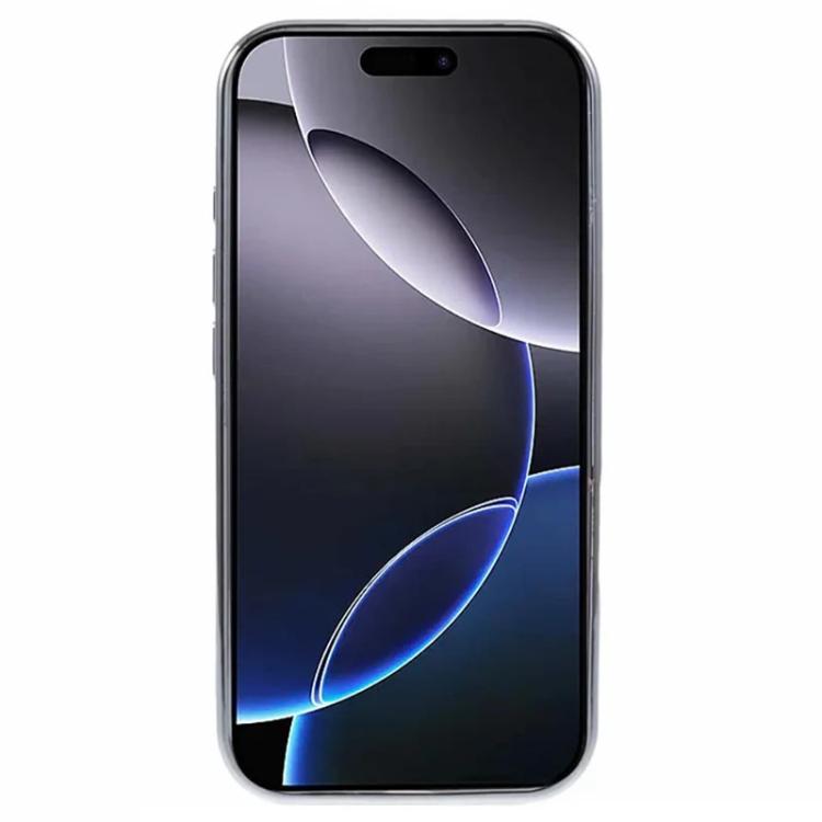 For iPhone 16 Pro Max WANLONFENG CD Magnetic Electroplated TPU Phone Case with 2pcs Screen Films