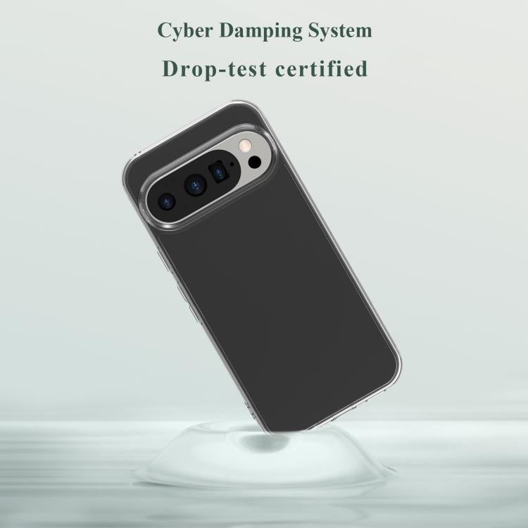 For Google Pixel 10 Pro XL LeReach TOC Clear Series Dual-Composite Armor TPU + Acrylic Shockproof Phone Case - Transparent