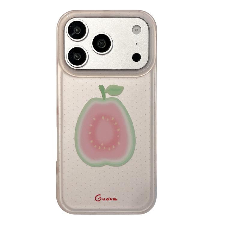 For iPhone 17 Pro Frosted Black Polka Dot Full Coverage TPU Phone Case