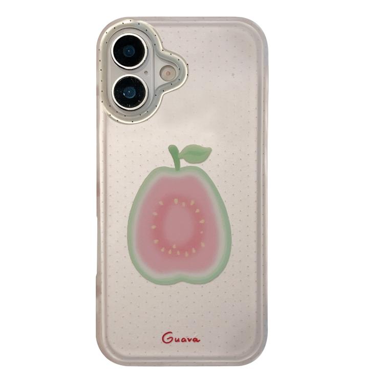 For iPhone 17 Frosted Black Polka Dot Full Coverage TPU Phone Case