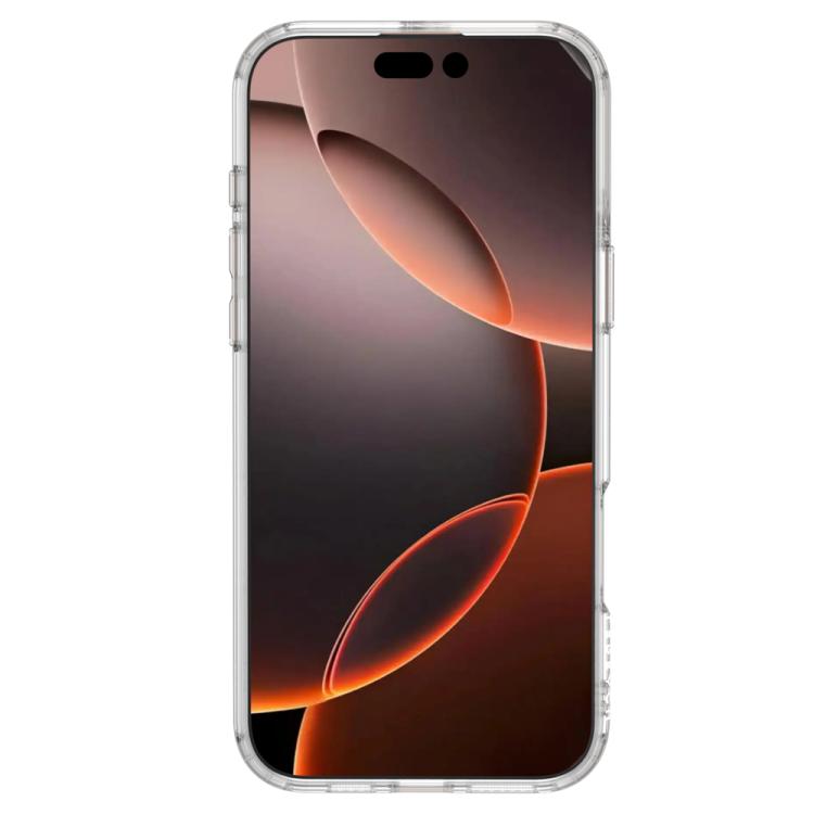 For iPhone 16 Pro Max LeReach TOC Clear Series Dual-Composite Armor TPU + Acrylic Shockproof Phone Case - Transparent